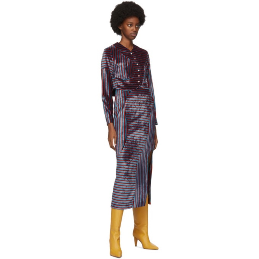 NWT! Eckhaus Latta Velvet Cardigan Jacket XS